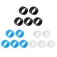 thumbnail image 4 of artículos deportivos Anillo de raqueta mango de tenis banda de agarre de raqueta de bádminton sobregrip blanco 5 uds JShteea El nuevo, 4 of 8