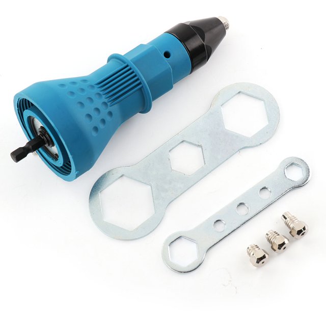 Adaptateur Aérographe Rivet, Adaptateur de Rivet Sans Fil Professionnel Versatilité pour Perceuses Sans Fil Ou à Cordon