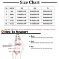 thumbnail image 2 of Tbopshirt Bathing Suits for Women 2 Piece,Womens Swimsuits,Printed Beautiful Back Woven Rope Sling Blue Bikini Boxer Two-piece Split,Swimsuits for Women Plus, 2 of 6