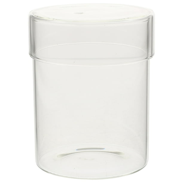 Frasco de vidrio con tapa de vidrio transparente nueces de café Biscuit Can Recipe Decorative Candy Jar