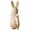khaki-1B-clearacne, variant on PpgejGEK Rattan Effect Resin Easter Bunny Figurine Set 4-10 Inch, Wicker Look Spring Garden Statues with Bows for Table Centerpiece
