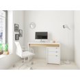 thumbnail image 1 of Chrono 2 Piece Home Office Set, Natural Maple and White, 1 of 3