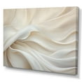 thumbnail image 2 of Designart "Flowing White Silk Stream" Fashion Wall Decor, 2 of 7