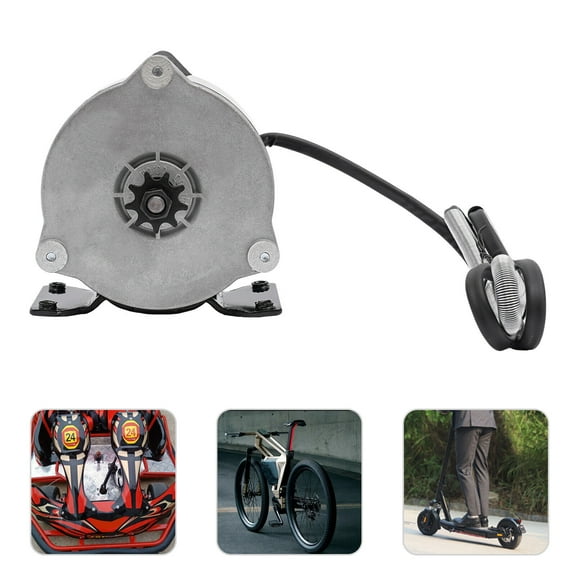 Miumaeov Gear Reduction Electric Motor High Torque Brushed Motor Reductor for E-Bike Motorcycle Electric Scooter DC 24V 500W 1700RPM