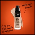 thumbnail image 2 of NYX Professional Makeup Can't Stop Won't Stop 24hr Full Coverage Liquid Foundation, Matte Finish, Waterproof, Light, 2 of 8