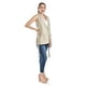 thumbnail image 2 of Chaleco elegante con cinto Roman Fashion /Juvenil, 2557 (Cafe) cafe G, 2 of 5