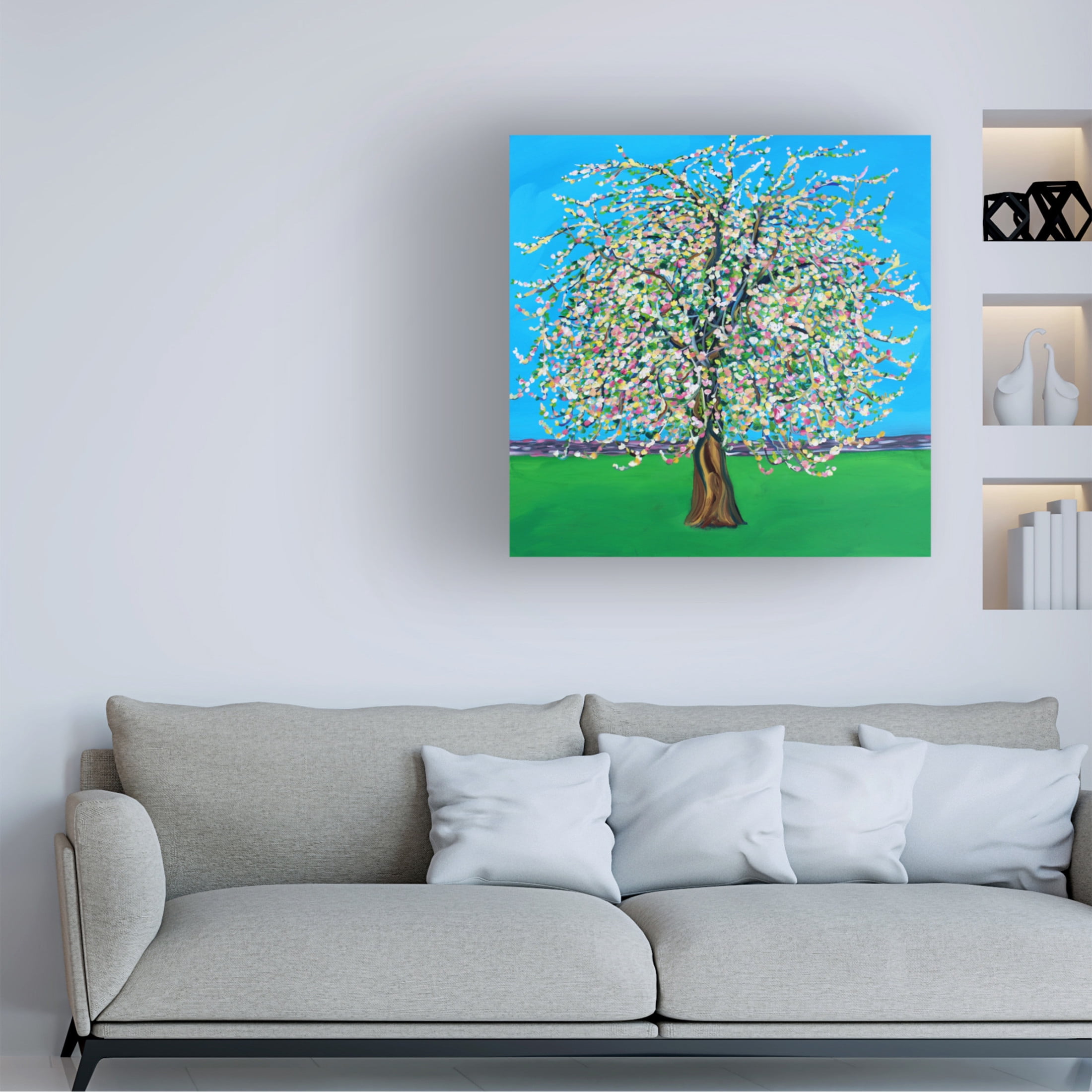 Trademark Fine Art Alice Straker  Apple Blossom Canvas Wall Art