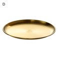 thumbnail image 3 of YAOMOBB Assiette de Dîner Résistante à la Rouille Facile à Nettoyer en Acier Inoxydable Assiette de Service Ronde Polyvalente pour Maison BBQ Fête Camping, 3 of 6