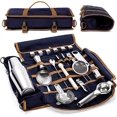 thumbnail image 1 of Bartender Kit Bag - Portable Travel Cocktail Shaker Set In Brown, 1 of 5