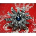 thumbnail image 4 of Trendy Crystal Sun Shape Brooch Pin For Women Sun Shape Statement Rhinestone Brooch, Bridal Brooch,, 4 of 9