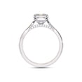 thumbnail image 4 of IGI Certified Lab Grown Diamond Engagement Ring | Center 9x7MM Emerald Cut Solitaire Stackable Wedding Rings For Women In 18K Solid White Gold | F-G, VS-SI Quality (2.70 Ctw) Ring Size-4.5, 4 of 7