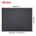 thumbnail image 3 of Uxcell 180 Grits Waterproof Sandpaper Wet Dry Sand Paper Wood Furniture Finishing Silicone Grey 10pcs, 3 of 5