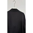 thumbnail image 4 of Blusa CORIRESHA elegante con cuello vuelto satinado para mujer, color negro, 4 of 4