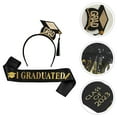 thumbnail image 3 of 1 Set Graduation Sash and Headband Mini Grad Cap Headband and Graduated Sash Grad Decor, 3 of 9