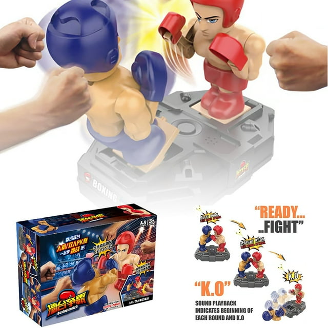 TIELUTT Children's Robot Parent Child Interactive Competitive Robot Boxing Competitive Induction Toy Keys for Talking Dogs Games 10 Months Clean Sofa Games Girl 10 Years Female Keyboard 32 Keys Middl