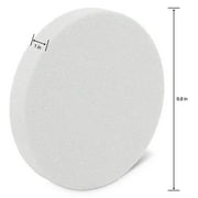 FloraCraft CraftFōM Crafting Foam Disc 1 inch x 9.8 inch White