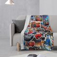 Many Cars Lightning Mcqueen Blanket for Couch Bed Throw Blanket