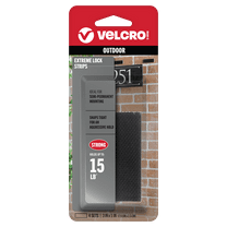 VELCRO Brand Extreme Lock Fasteners | Heavy Duty Snap-Lock Technology | Self-Engaging and Multidirectional Use | 3in x 1in Black Strips | 4 Sets