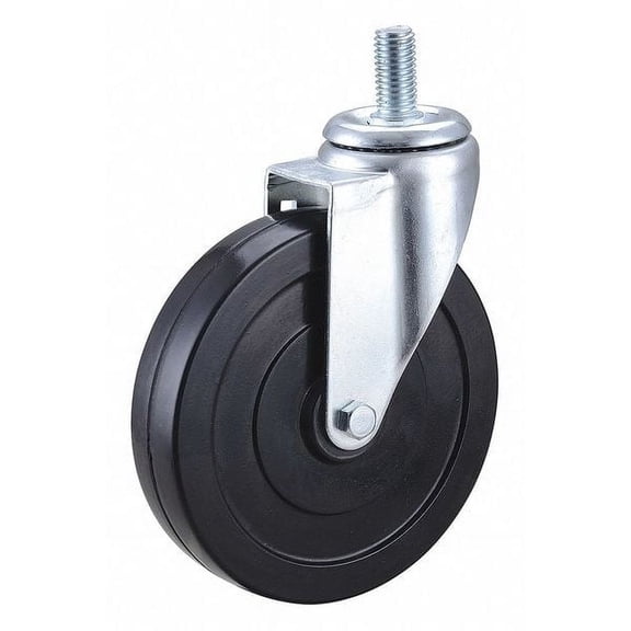 Manufacturer Varies Stem Caster,6"dia,Rubber,280lb 32J978