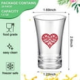 thumbnail image 2 of 24 Pcs Casino Shot Glasses Party Decorations 1.2 Ounce Poker Acrylic Funny Shots Glasses for Casino Themed Party Favors for Las Vegas Adults Poker Game Night Decoration Birthday Supplies, 2 of 3