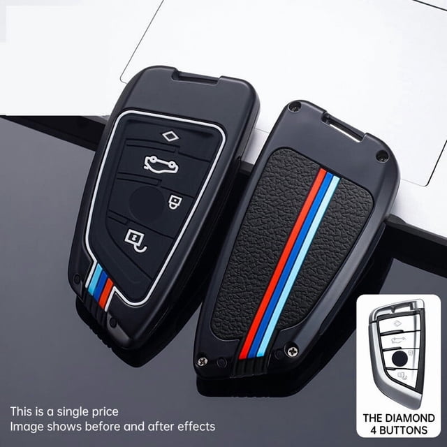 Car Key Fob Cover Case Protector Metal Protection Car Key Case Cover Fob Shell for BMW X3 X4 X5 X6 3 4 5 7 Series