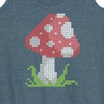 thumbnail image 3 of Instant Message - Cross Stitch Mushroom - Women's Racerback Tank Top, 3 of 6