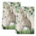 thumbnail image 2 of Easter Kitchen Towels Set of 2, Country Spring Rabbit Botanical Eucalyptus Leaves Absorbent Dish Towels for Kitchen, Microfiber Hand Towel, Quick Drying Tea Towel for Cleaning Decorative Dishcloths, 2 of 7
