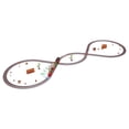 thumbnail image 1 of Juego de tren eléctrico para , juguetes de tren que incluyen motor de lotora, juego de tren de juguete clásico, regalos para y niñas - 312 piezas 312 PCS SM SunniMix Tren Play Playset, 1 of 7