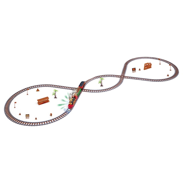 Juego de tren eléctrico para , juguetes de tren que incluyen motor de lotora, juego de tren de juguete clásico, regalos para y niñas - 312 piezas 312 PCS SM SunniMix Tren Play Playset