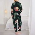 thumbnail image 5 of Kll Baby Sloths Sleeping Print Women'S Long Sleeve Pajamas With Pants Sleepwear Loungewear 2 Set-Xx-Large, 5 of 9