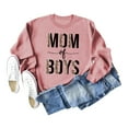 thumbnail image 6 of HGYCPP Women Fall Sweatshirt Mom of Boy Leopard Letter Graphic Pullover Top Mothers Day, 6 of 19