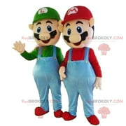 Mario and Luigi mascots, 2 Nintendo mascots