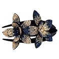 thumbnail image 5 of Mcolor Rhinestone Double Flower Hair Clip for Women Girls, Crystal Duckbill Clip Hairpin with Teeth Non-Slip Women Elegant Hair Dovetail Clips for Thick Long Hair Accessories, 5 of 8