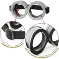 thumbnail image 5 of IROOZIGOTO Unisex Halloween Costume Accessory Set Yellow Beanie Hat Goggles and Black Gloves for Cosplay Dress Up Party, 5 of 6