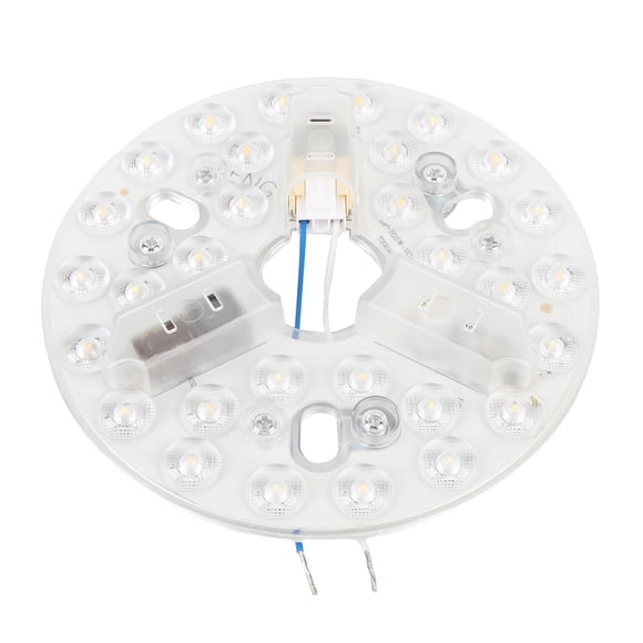 Kit De Actualización De Luz De Ventilador De Techo LED, Panel De Repuesto De Luz De Ventilador De Techo LED Redondo Regulable De 3 Colores De 15w Para Ventiladores De Techo