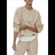 thumbnail image 2 of Sudadera Corta para Mujer, Cuello Redondo, Larga, Talla Grande, Otoño-Invierno 2025, Estilo Jersey Holgado. Albaricoque XL, 2 of 10