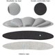 thumbnail image 5 of Almohadillas para la parte posterior del talón, inserciones adhesivas para el talón, protectores de talón reutilizables para mujeres y hombres, 8 unidades, 5 of 7