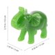 thumbnail image 2 of unbranded Elefante Decorativo De Resina Verde Para Oficina Y Hogar Con Y Suerte, 2 of 8