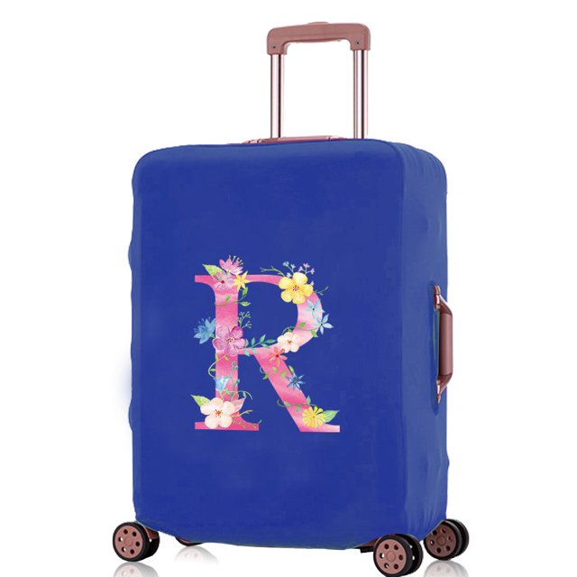 Luggage Covers Travel Accessories Suitcase Cover Protector Reusable Washable 18-32inch Pink Letter Printed Pattern Series 8pink R S