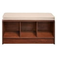 ClosetMaid Cubeicals 3 Cube Indoor Storage Bench with Cushion