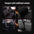 thumbnail image 4 of Funda para silla de coche, Protector decorativo Interior de cuero para automóvil, reemplazo de equipo de decoración automotriz cómodo Herramientas de reparación de automóviles negro rojo Scienceny VI017126-03, 4 of 6