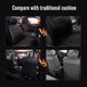 thumbnail image 4 of Funda para silla de coche, Protector decorativo Interior de cuero para automóvil, reemplazo de equipo de decoración automotriz cómodo Herramientas de reparación de automóviles negro rojo Scienceny VI017126-03, 4 of 6