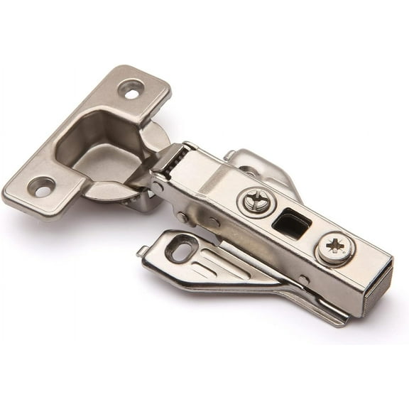 Silverline Face Frame Clip On Quiet Soft Close Cabinet Door Hinges, Full Overlay, with Built-in Damper, Heavy Duty Steel for Kitchen Bathroom (20)