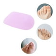 thumbnail image 3 of Unique Bargains 2 Pcs Breathable Toe Protector Prevent Pain for Corns Blisters Medium Purple SEBS, 3 of 5