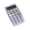 Purple, variant on 8-Digit Basic Standard Calculator, Desk Clear Calculators with LCD Display & Transparent Body for Classroom Home Office Supplies