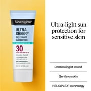 Neutrogena Mineral Ultra Sheer Dry-Touch SPF 30 Lotion, 3.0 fl. oz