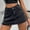 Black, variant on Womens Athletic Shorts Women's Summer Fashion Design High Waist One Button Comfortable Stretch Denim Skirts Summer Shorts on Clearance