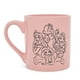 thumbnail image 1 of Taza de cerámica resistente a la cera con forma de princesa de Disney, color rosa, 414 ml, 1 of 8