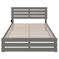 thumbnail image 3 of Bowery Hill Farmhouse Solid Wood Queen Bed with Footboard in Gray, 3 of 4