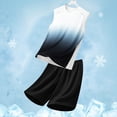 thumbnail image 2 of HVOBTTY Mens Soft Pajama Set, Summer Pajama Set for Men, Men's Casual Solid Color Crew Neck Sleeveless Tank Top and Shorts Elastic Waist Comfy Lightweight Sport Outdoor Set White, L, 2 of 5
